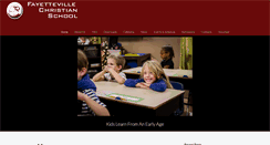 Desktop Screenshot of fayettevillechristianschool.com